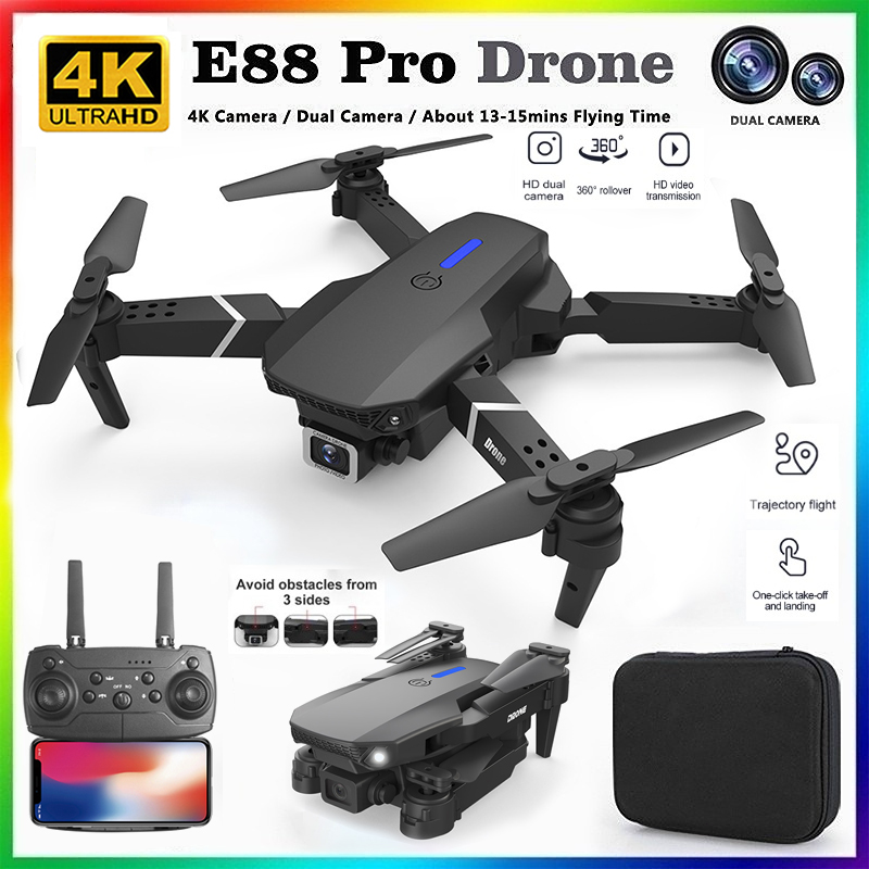 Drone Rc Explorer - โดรนรุ่นใหม่ E88 ปี 2026 ระดับมืออาชีพ ความละเอียด