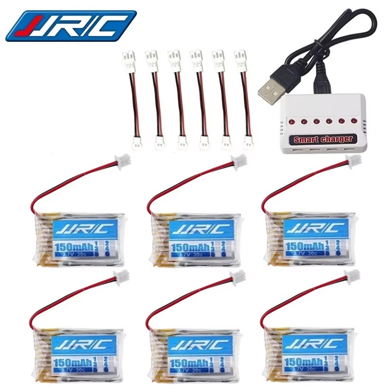 Lipo Battery Charger - แบตเตอรี่แท้ JJRC H20 3.7V 150mAh สำหรับโดรน