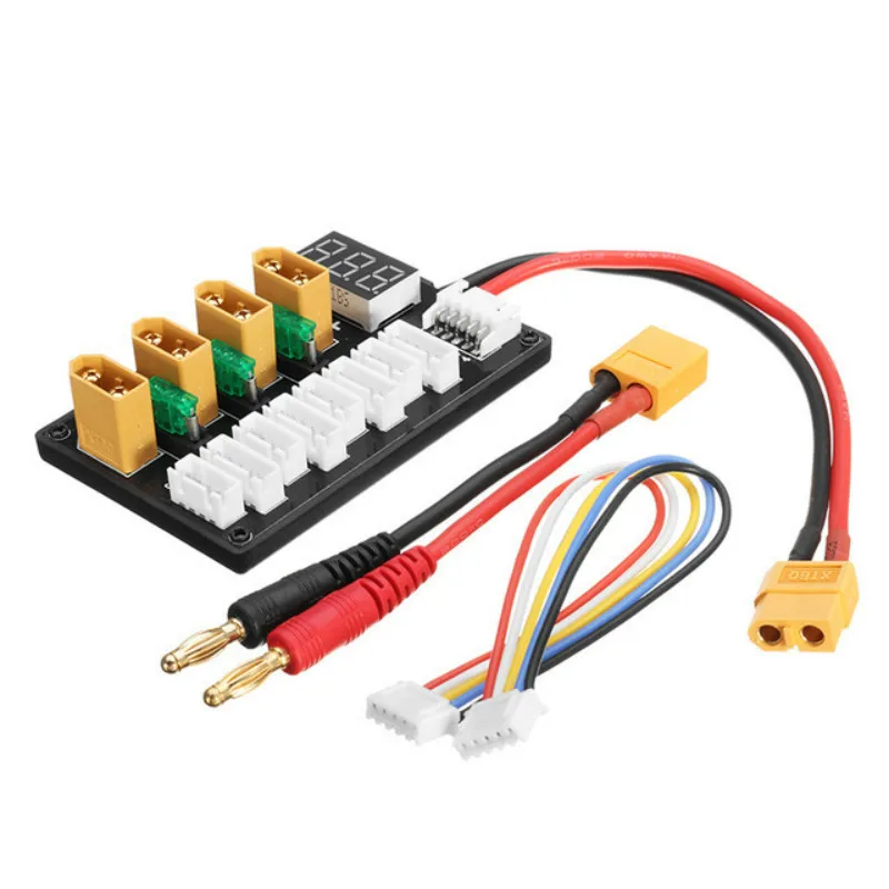 Lipo Parallel Charging Board - 3S/4S XT60 B6 Lipo แบตเตอรี่ 5P