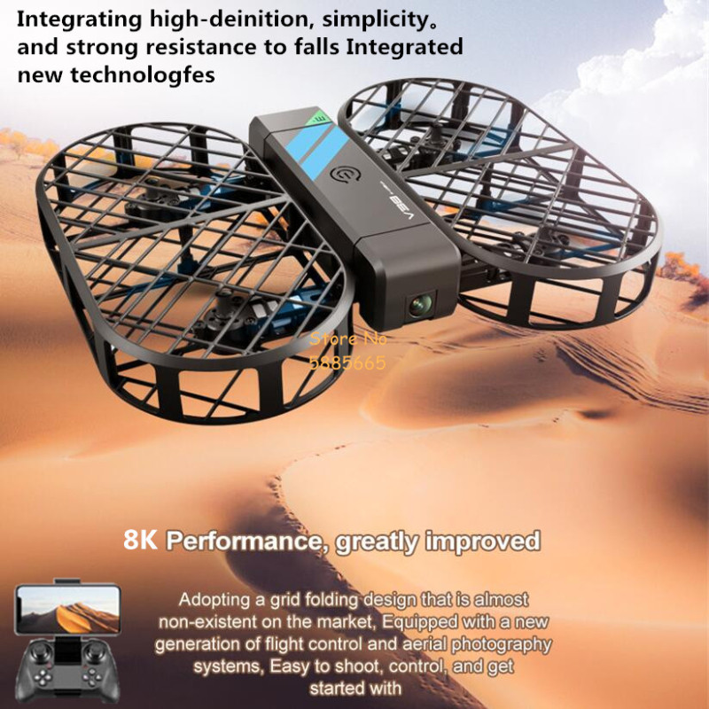 Drone Rc Cable - กล้อง 8K HD 360 ° การป้องกัน
