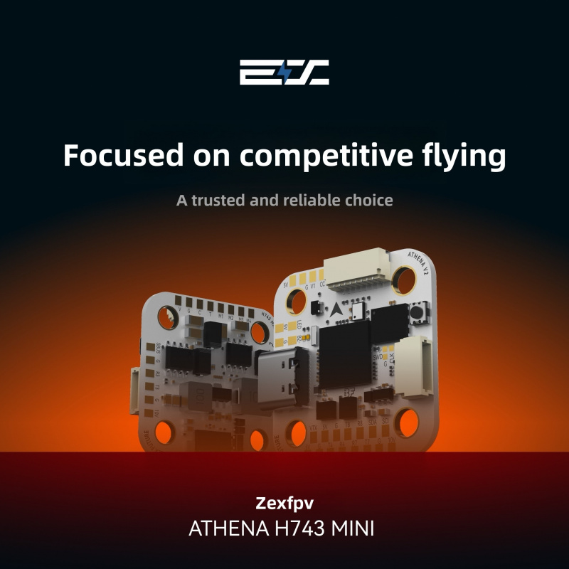 Betaflight Flight Controller - ZEX ATHENA H743 ชุดควบคุมการบินขนาดเล็ก 80A 4in1
