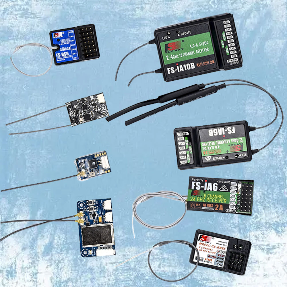 Receiver Rc Drone - ฟลายสกาย RC รีซีฟเวอร์ FS-IA6 IA6B IA10B