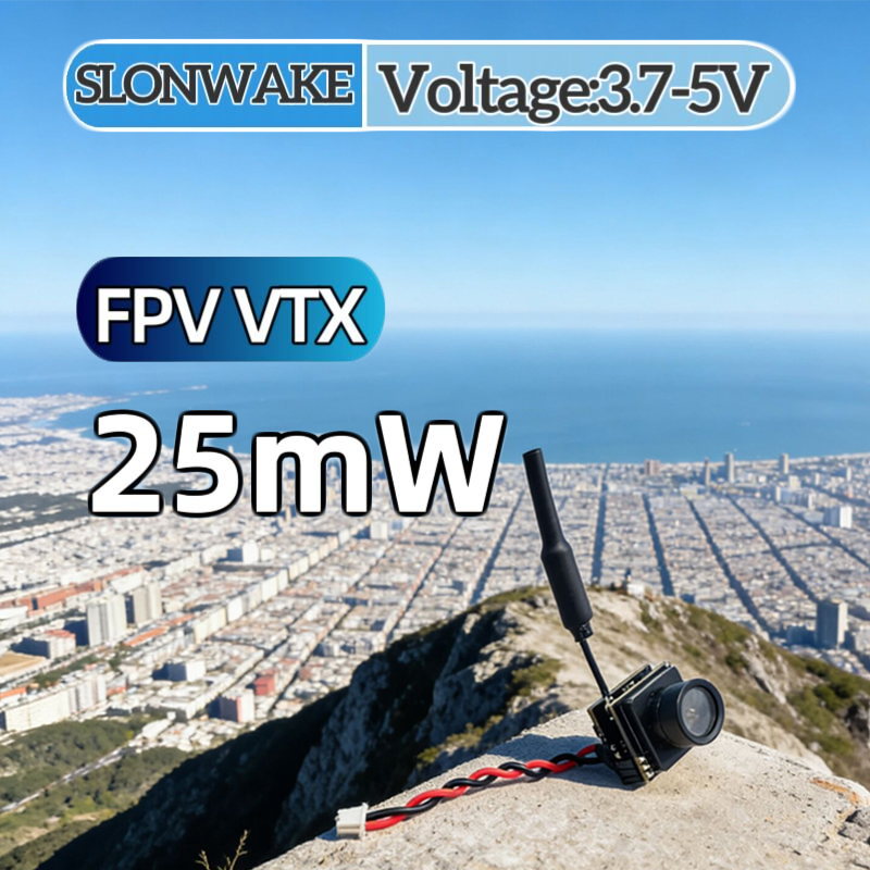 Receiver Rc Drone - SLONWAKE FPV 25mW เครื่องส่งสัญญาณ VTX แบบจำลองกำลังไฟ