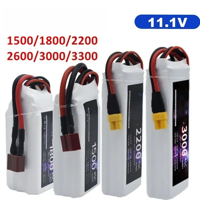 Drone Carrera Rc - แบตเตอรี่ LiPo 3S 1500mah 1800mAh 2200mah