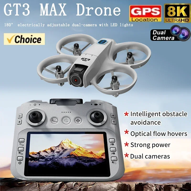Drone Rc Explorer - 2026 NEW GT3 Mini พร้อมโดรนพับได้ LED