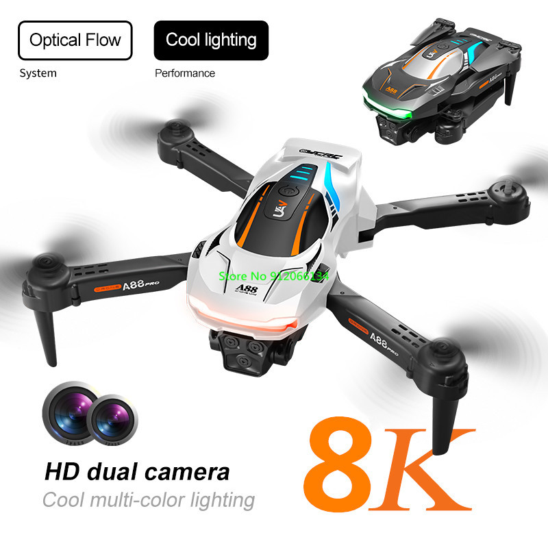 โดรนถ่ายภาพทางอากาศ 8K ระบบ Op - Drone Rc Cable บทวิจารณ์และราคา