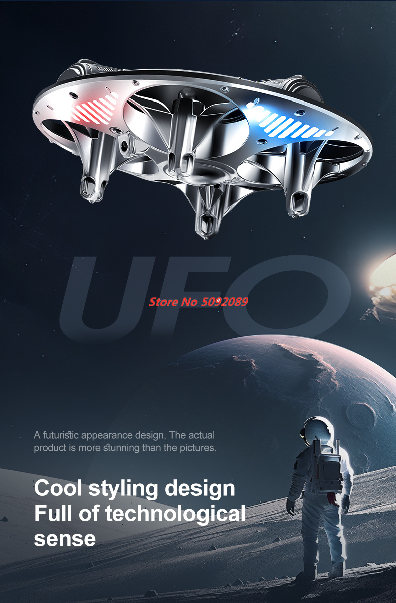 เฮลิคอปเตอร์ควบคุมระยะไกลขนาดเ - Drone Rc Ufo บทวิจารณ์และราคา