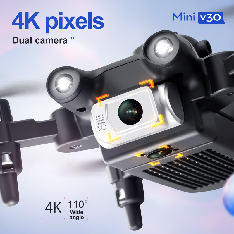 Mini V30 WiFi FPV Drone 4K HD  - Drone Rc Cable บทวิจารณ์และราคา
