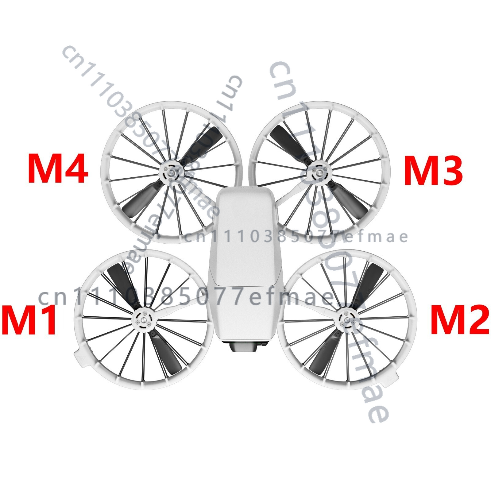 1 ชิ้นสำหรับ DJI Flip M2 ใบพัด - Drone Propeller Guards บทวิจารณ์และราคา