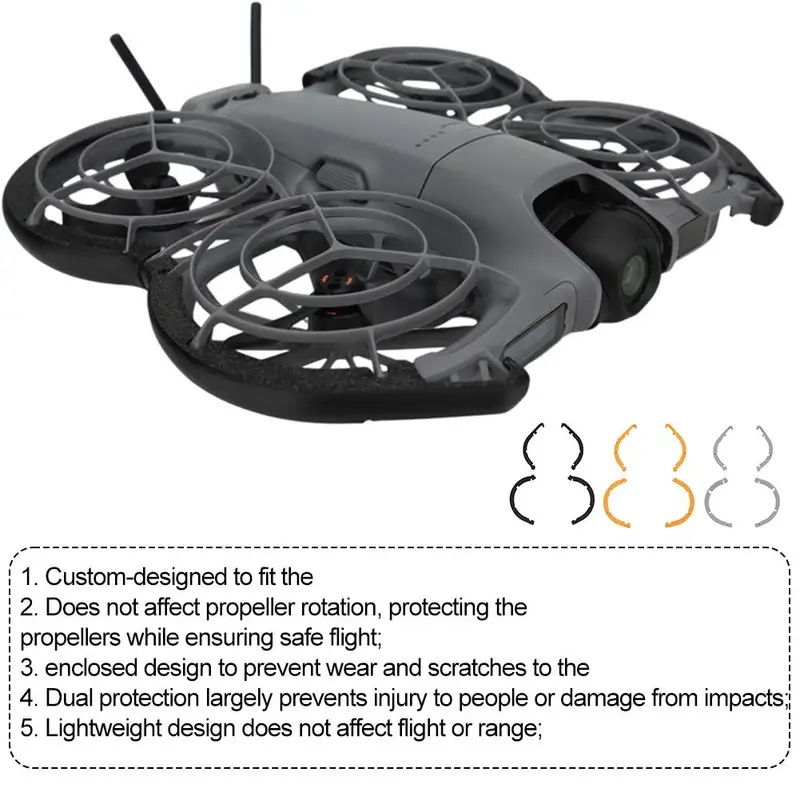 ตัวป้องกันใบพัดสำหรับโดรน DJI  - Drone Propeller Guards บทวิจารณ์และราคา