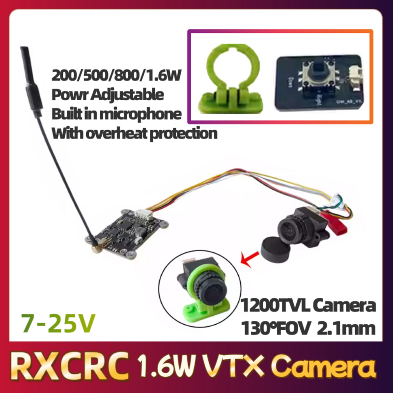 โมดูล RXCRC 5.8G 48CH 1.6W VTX - Receiver Rc Drone บทวิจารณ์และราคา