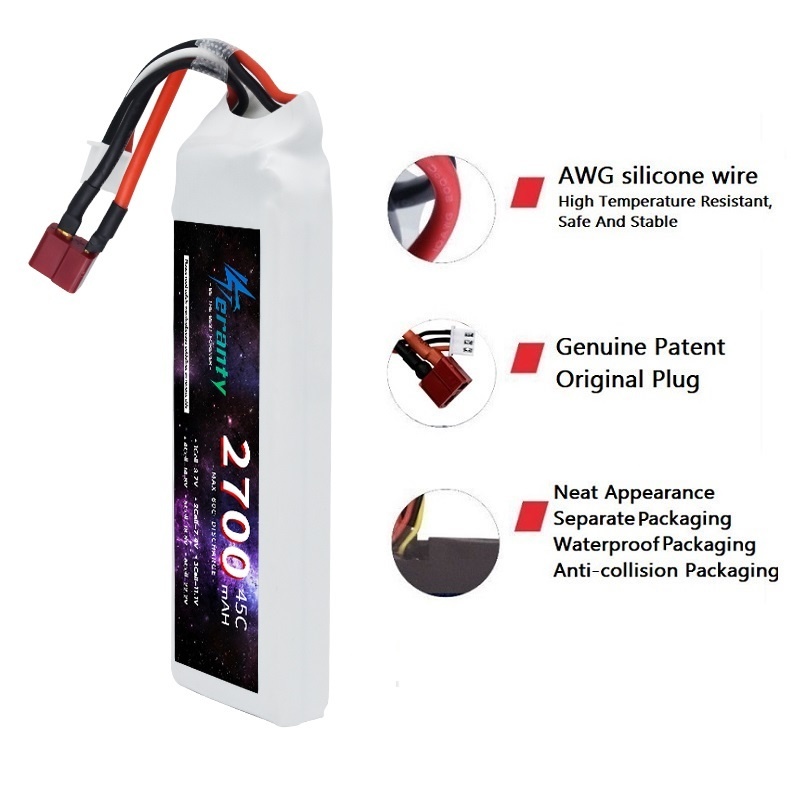 1/3ชิ้น2S 7.4V LiPo แบตเตอรี่2 - Drone Carrera Rc บทวิจารณ์และราคา