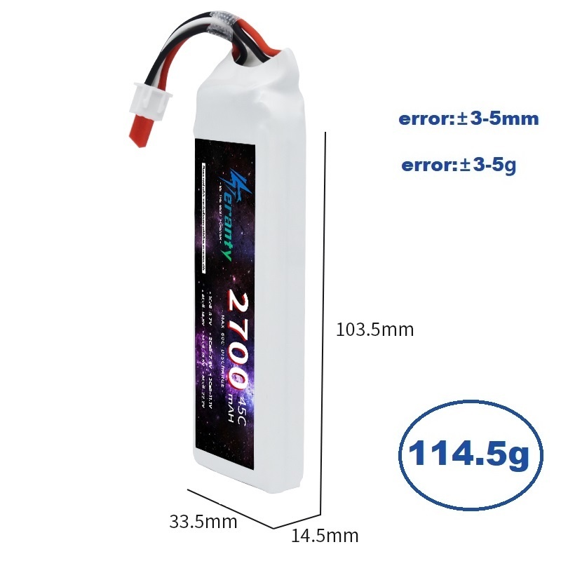 1/3ชิ้น2S 7.4V LiPo แบตเตอรี่2 - Drone Carrera Rc บทวิจารณ์และราคา