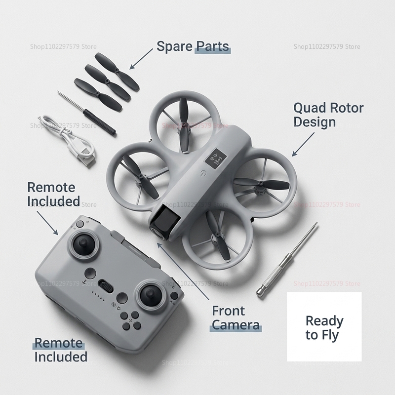 มินิโดรนพร้อมกล้อง 8K HD FPV โ - Drone Rc Land บทวิจารณ์และราคา