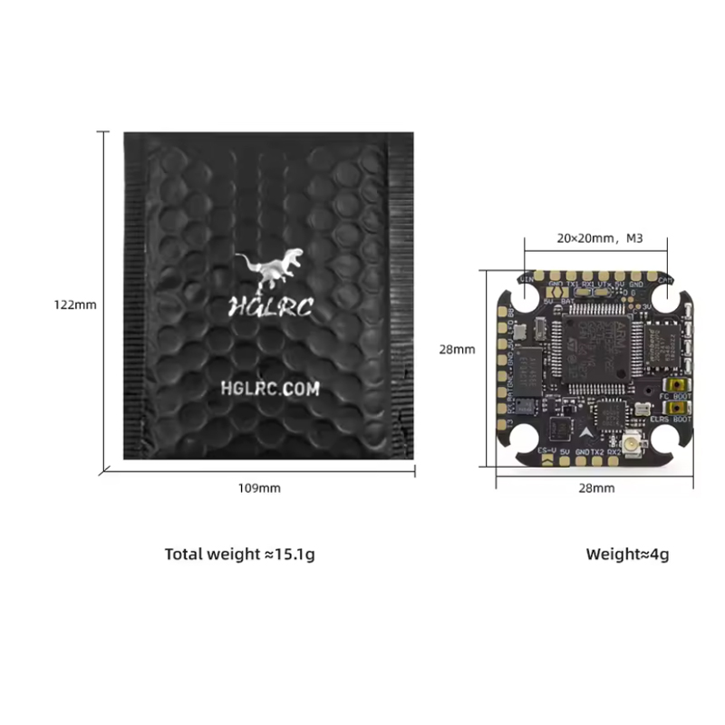 HGLRC SPECTER F722 Lite ตัวควบ - Betaflight Flight Controller บทวิจารณ์และราคา