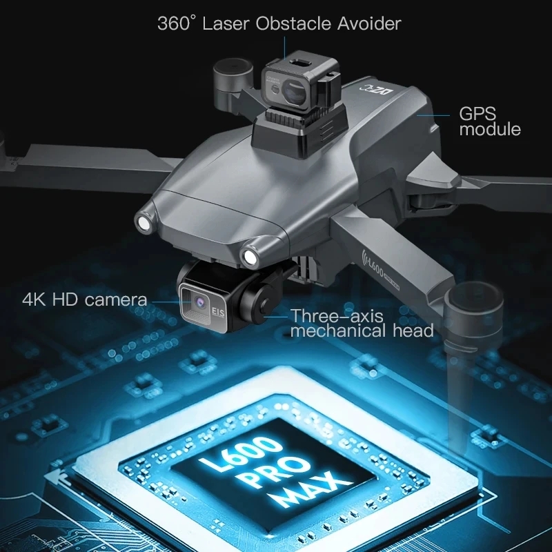 L600 PRO MAX GPS Drone Profess - Drone Rc Explorer บทวิจารณ์และราคา