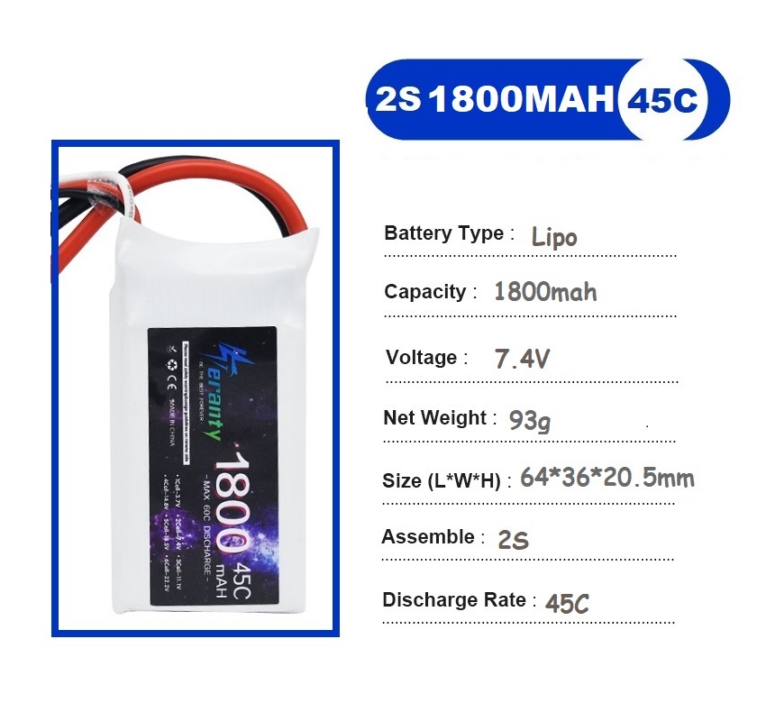 2PCS 7.4V Lipo 2S แบตเตอรี่ 15 - Drone Carrera Rc บทวิจารณ์และราคา