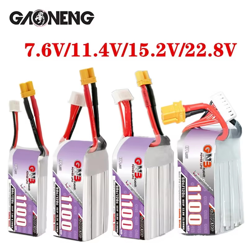 GNB 1100mAh 2S 3S 4S 6S 60C/12 - Drone Carrera Rc บทวิจารณ์และราคา