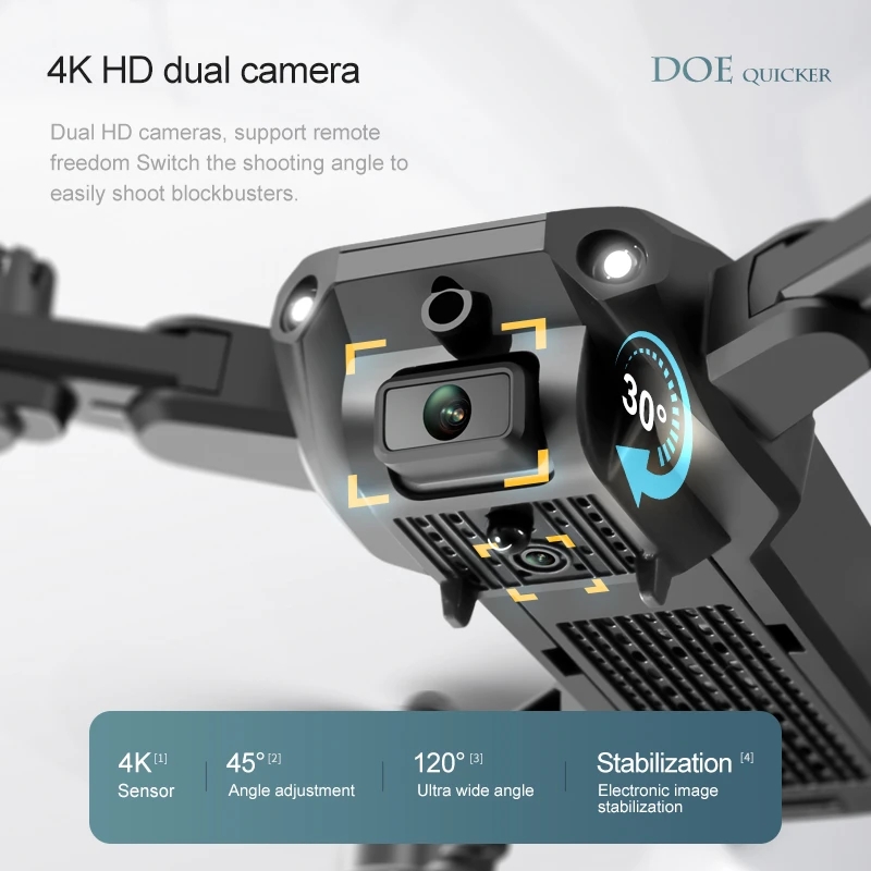 โดรนขนาดเล็ก4K V23 4DRC ใหม่พร - Drone App Rc Fpv บทวิจารณ์และราคา
