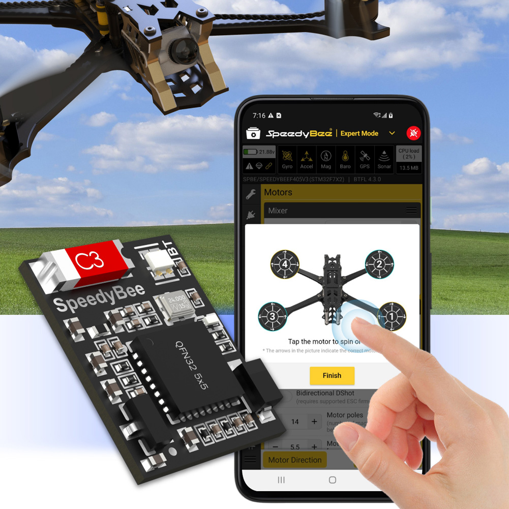 SpeedyBee BT Nano 3 โมดูลบลูทู - Betaflight Flight Controller บทวิจารณ์และราคา