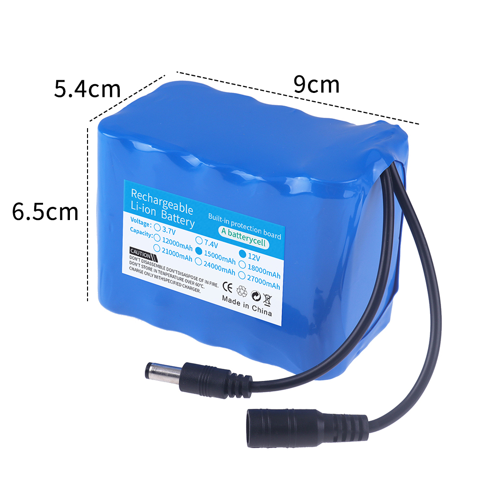 แบตเตอรี่ตกปลา 12v 3S5P 15Ah แ - Lipo Battery Charger บทวิจารณ์และราคา